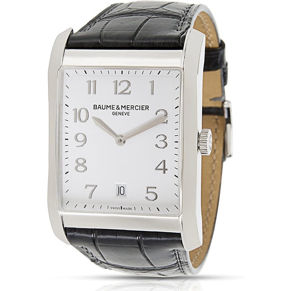 Baume & Mercier Men's MOA10154 Hampton Black Leather Watch