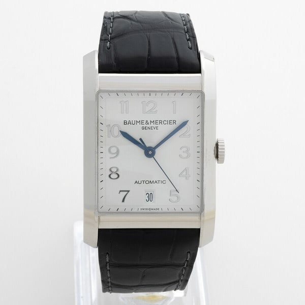 Baume & Mercier Men's MOA10155 Hampton Black Leather Watch