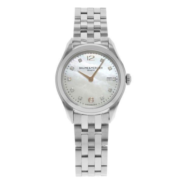 Baume & Mercier Women's MOA10176 Clifton Stainless Steel Watch