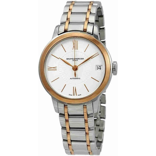 Baume & Mercier Women's MOA10269 Classima Two-Tone 18kt Rose Gold and Stainless Steel Watch