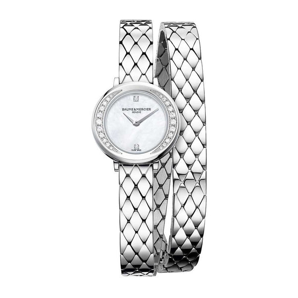 Baume & Mercier Women's MOA10289 Promesse Stainless Steel Watch