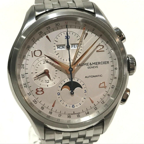 Baume & Mercier Men's MOA10328 Clifton Chronograph Stainless Steel Watch
