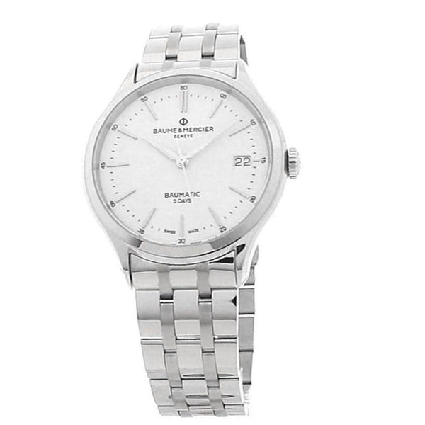 Baume & Mercier Men's MOA10400 Clifton Baumatic Stainless Steel Watch