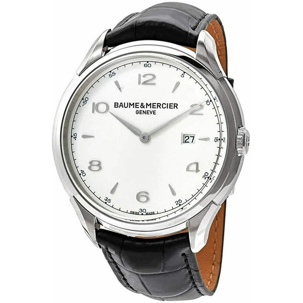 Baume & Mercier Men's MOA10419 Clifton Black Leather Watch