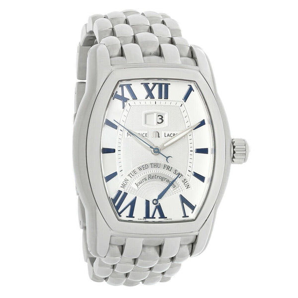 Maurice Lacroix Men's MP6119-SS002-13E Masterpiece Jours Retrograde Stainless Steel Watch
