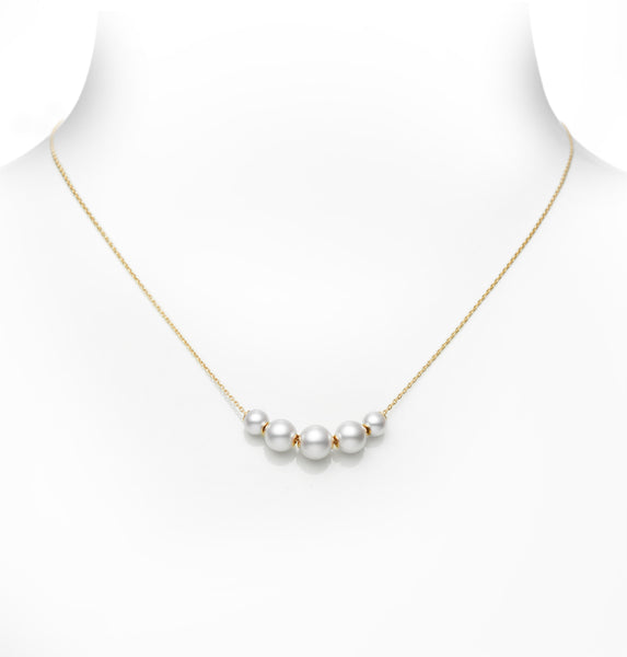 Mikimoto Akoya Cultured Pearl Stations Necklace