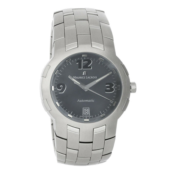 Maurice Lacroix Men's MS6017-SS002-220 Milestone  Stainless Steel Watch