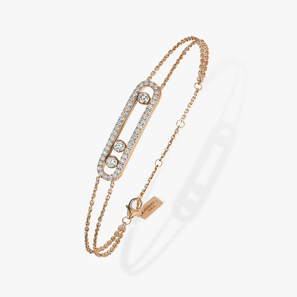 Messika Move Classic Rose Gold Diamond Bracelet - 03995-PG