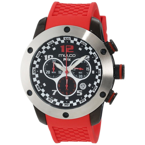 Mulco Unisex MW26313065 Prix Chronograph Red Silicone Watch