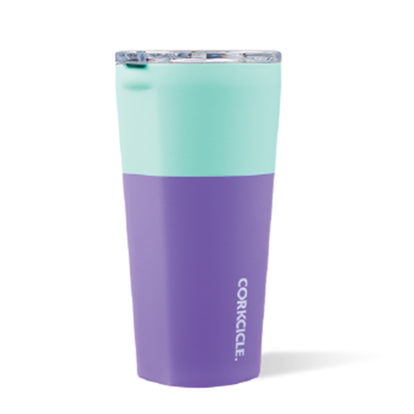 COLOR BLOCK MINT BERRY TUMBLER (16oz)