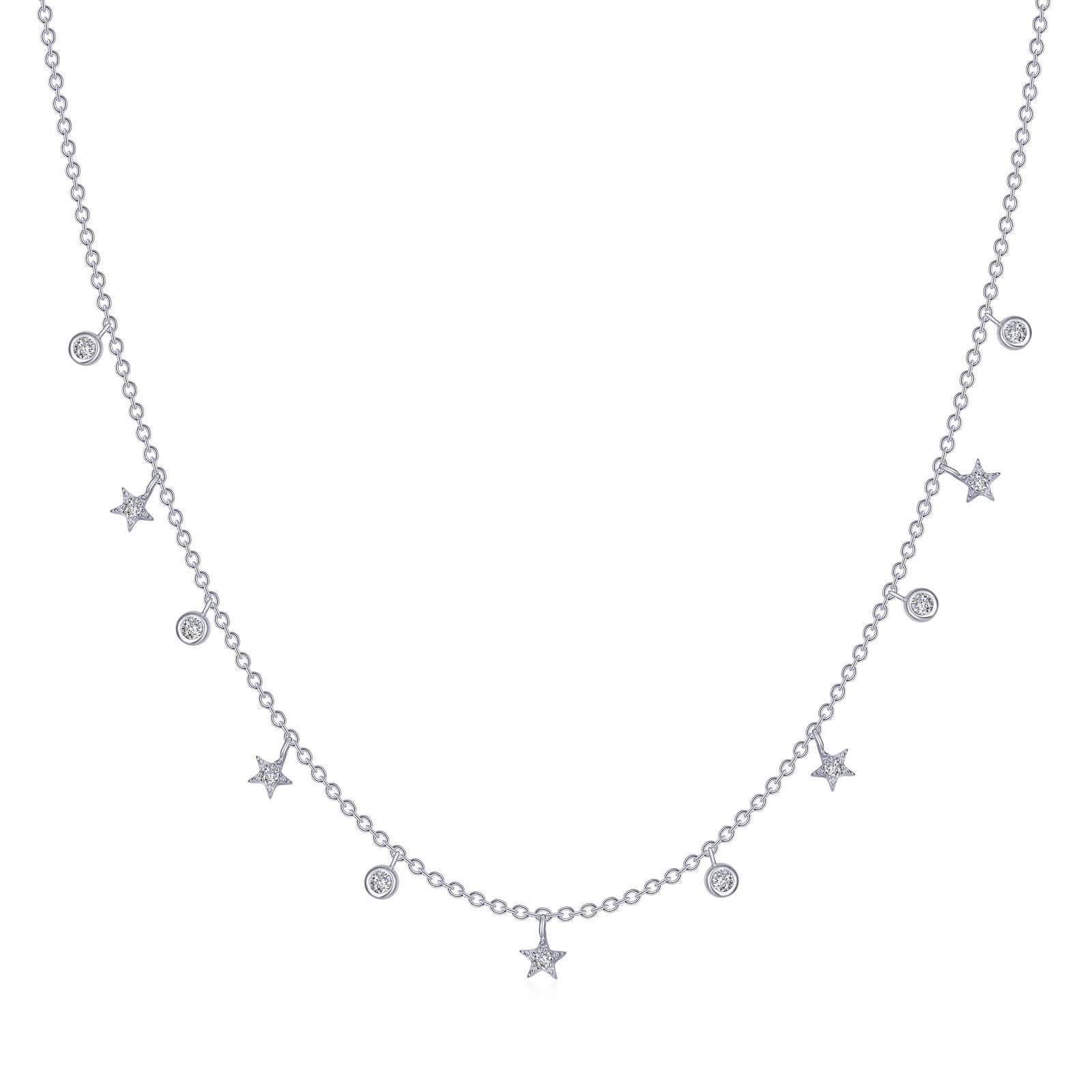 Starfall Necklace Silver