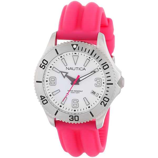Nautica Women's N11531M NAC 102 Pink Silicone Watch