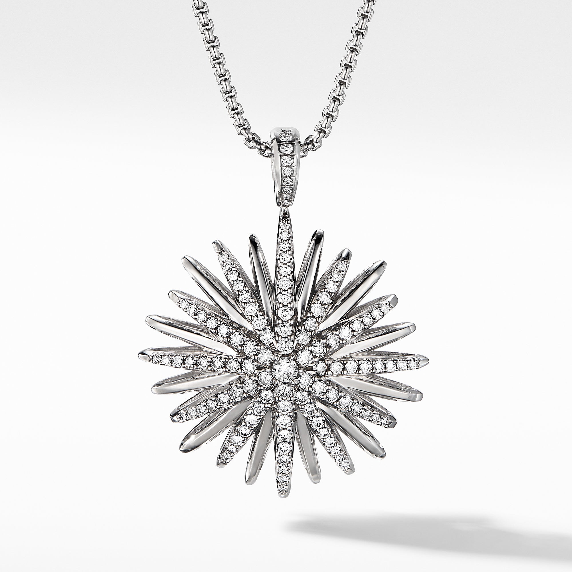 David Yurman Starburst Pendant with Diamonds - N16532DSSADI