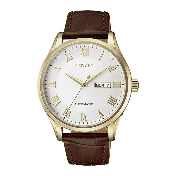Citizen Men's NH8363-14A Automatic Brown Leather Watch