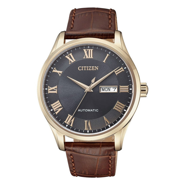 Citizen Men's NH8363-14H Automatic Brown Leather Watch