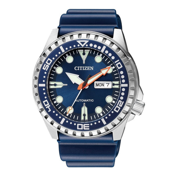 Citizen Men's NH8381-12L Citizen Blue Silicone Watch