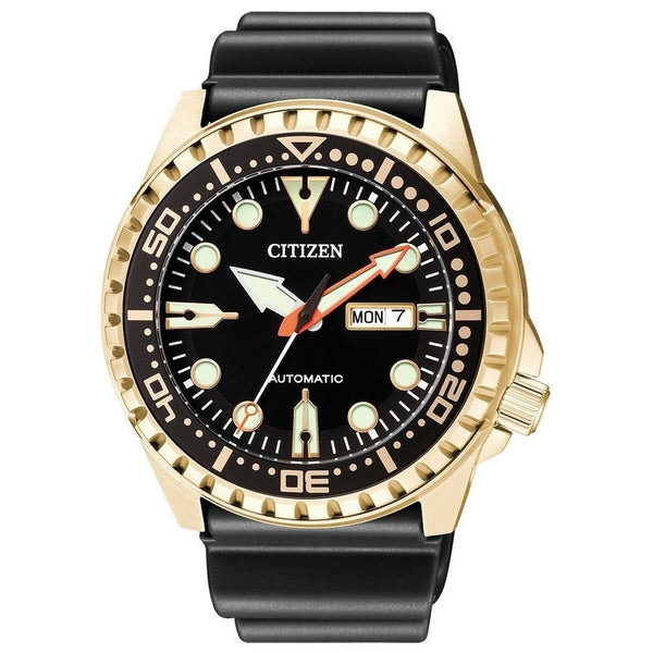 Citizen Men's NH8383-17E Citizen Mechanical Black Rubber Watch