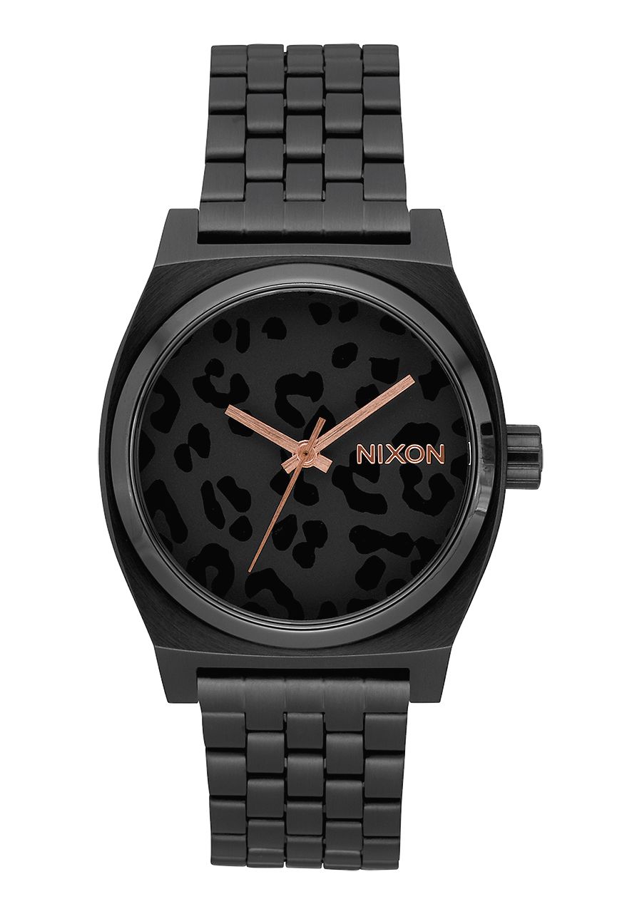 NIXON TIME TELLER ALL BLACK / CHEETAH