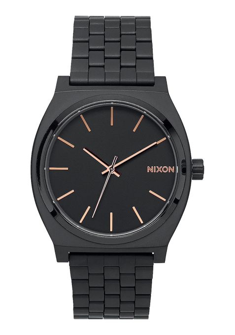 NIXON TIME TELLER ALL BLACK / ROSE GOLD