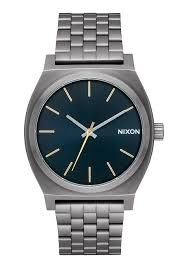 NIXON TIME TELLER GUNMETAL / INDIGO