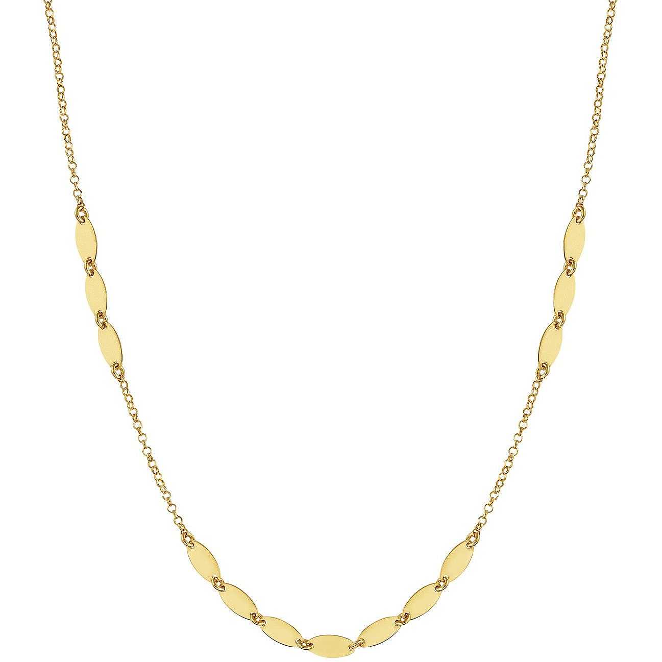 Short Armonie Gold Necklace with Pendants