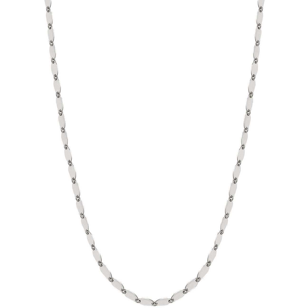 Long Armonie Silver Necklace with Pendants