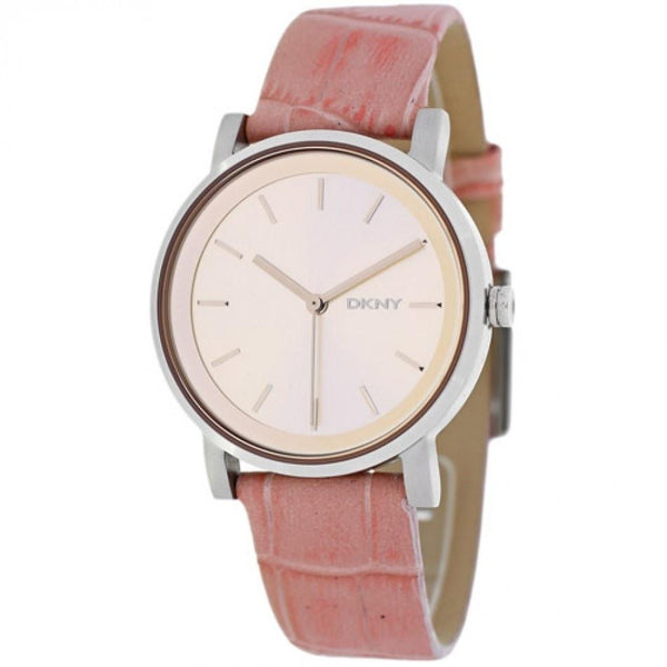 DKNY Women's NY2242 SoHo Pink Leather Watch