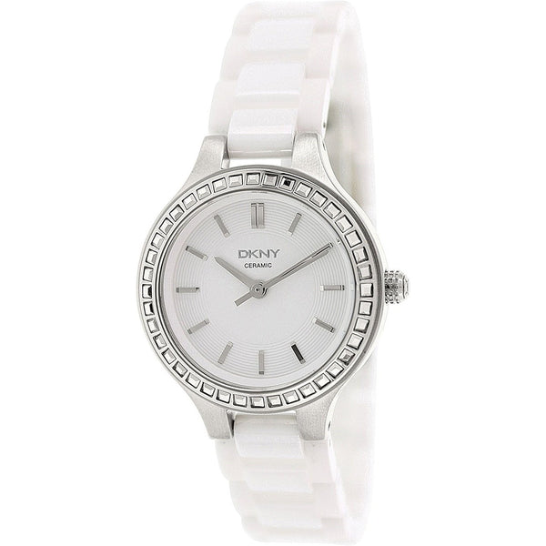 DKNY Women's NY2249 Chambers White Ceramic Watch