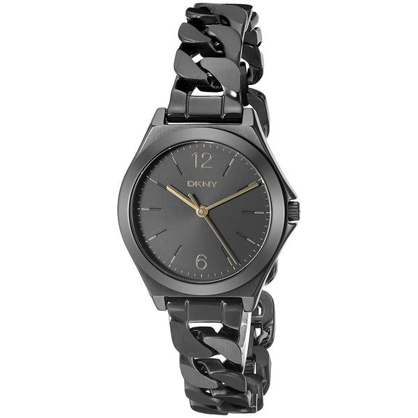 DKNY Women's NY2426 Parsons Black Stainless Steel Watch