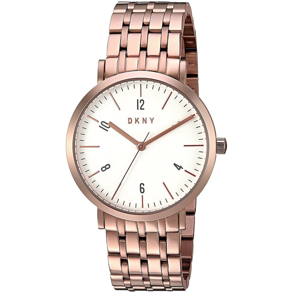 DKNY Women's NY2504 Minetta Rose-Tone Stainless Steel Watch