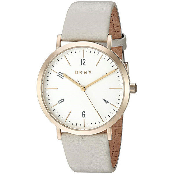 DKNY Women's NY2507 Minetta Grey Leather Watch