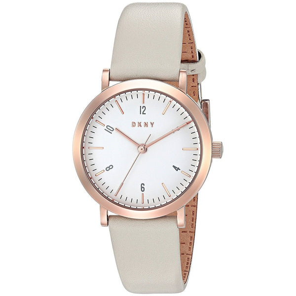 DKNY Women's NY2514 Minetta Grey Leather Watch
