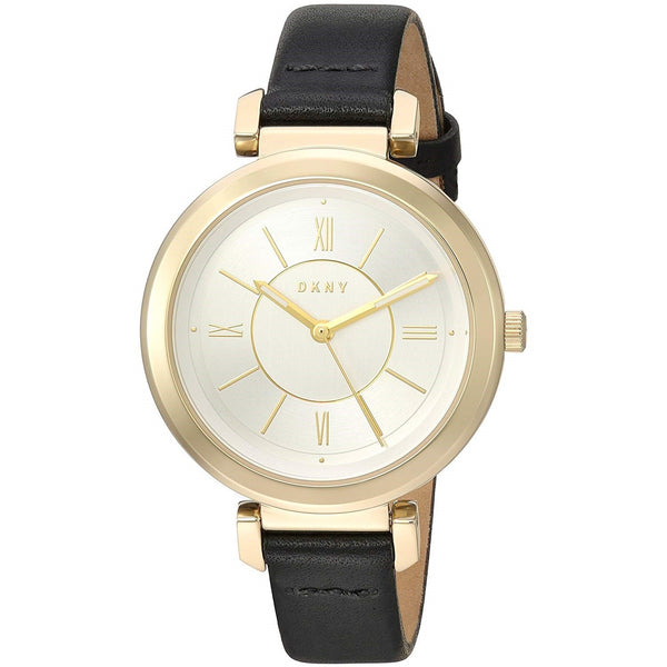 DKNY Women's NY2587 Ellington Black Stainless Steel Watch