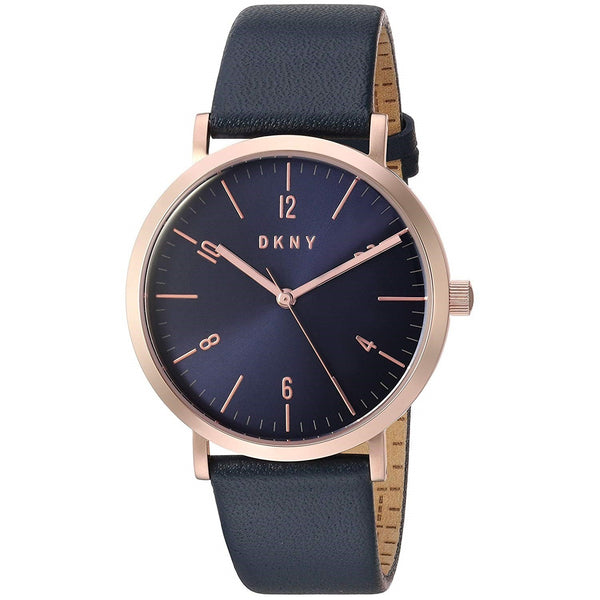 DKNY Women's NY2614 Minetta Blue Leather Watch