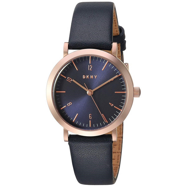 DKNY Women's NY2617 Minetta Blue Leather Watch