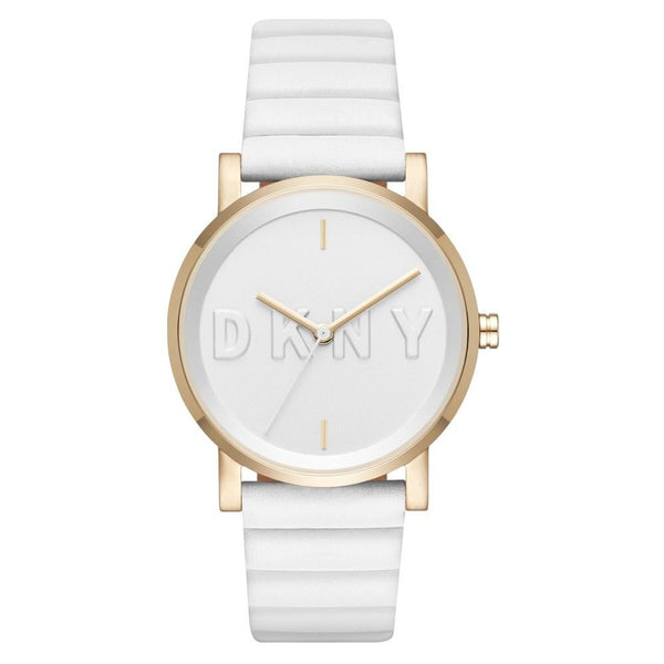 DKNY Women's NY2632 SoHo White Leather Watch