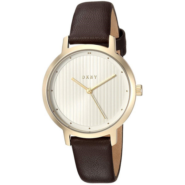 DKNY Women's NY2639 The Modernist Brown Leather Watch