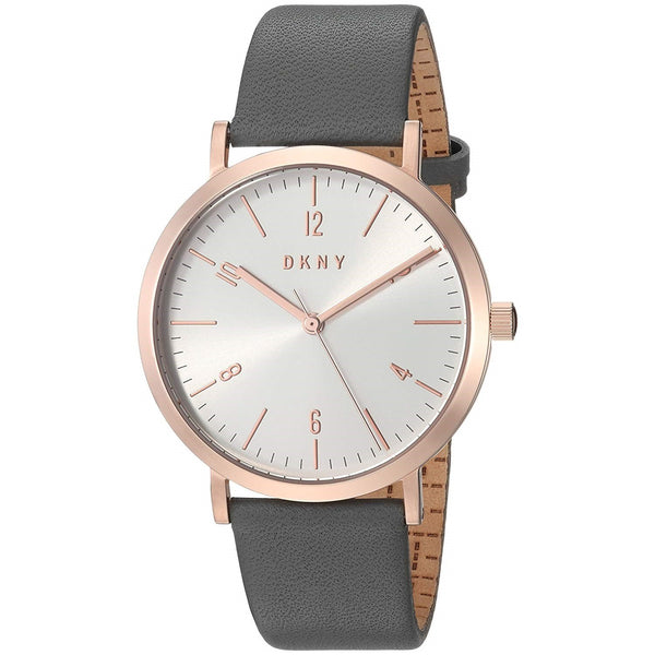 DKNY Women's NY2652 Minetta Grey Leather Watch