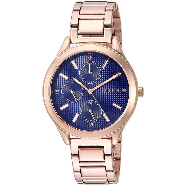 DKNY Women's NY2661 Woodhaven Chronograph Rose-Tone Stainless Steel Watch