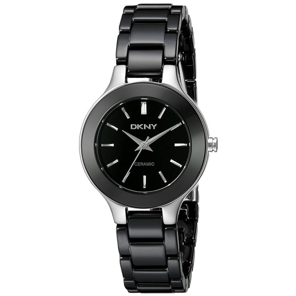 DKNY Women's NY4887 Chambers Black Ceramic Watch