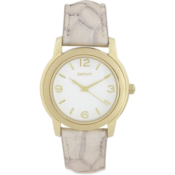 DKNY Women's NY8333 Rose-Tone Leather Watch