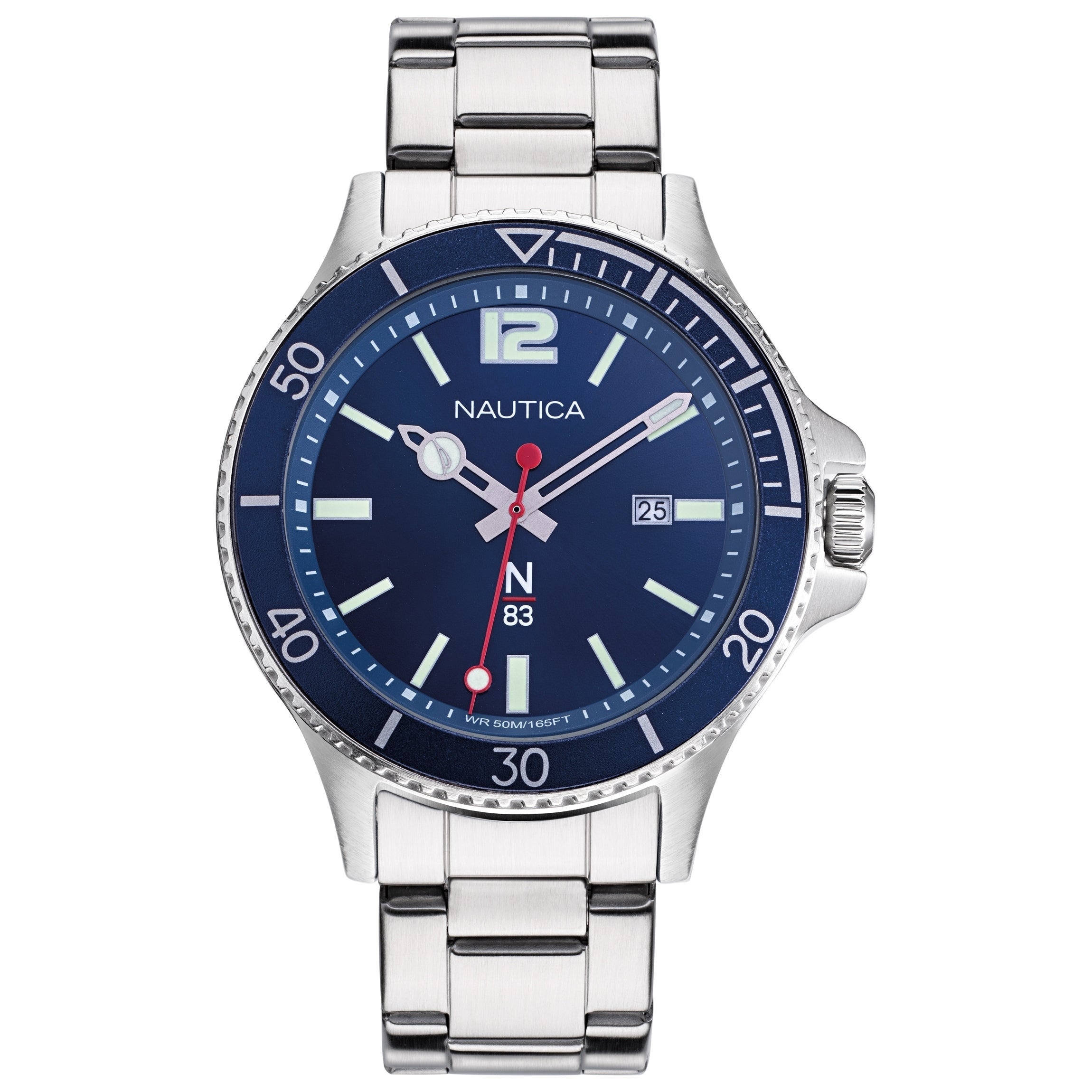 NAUTICA ACCRA BEACH SILVER DIAL BLUE