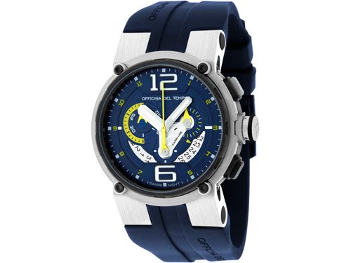 Racing Chronograph Watch (Blue/Silver)