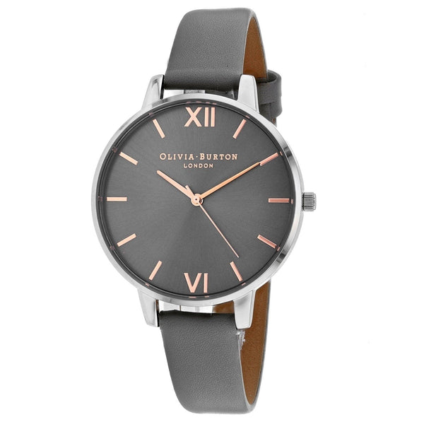 Olivia Burton Women's OB16BD90 Classic Grey Leather Watch