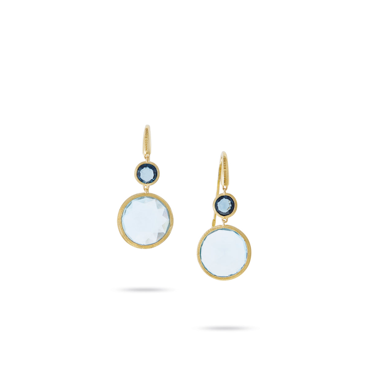 MARCO BICEGO 18K YELLOW GOLD JAIPUR MIXED TOPAZ EARRINGS