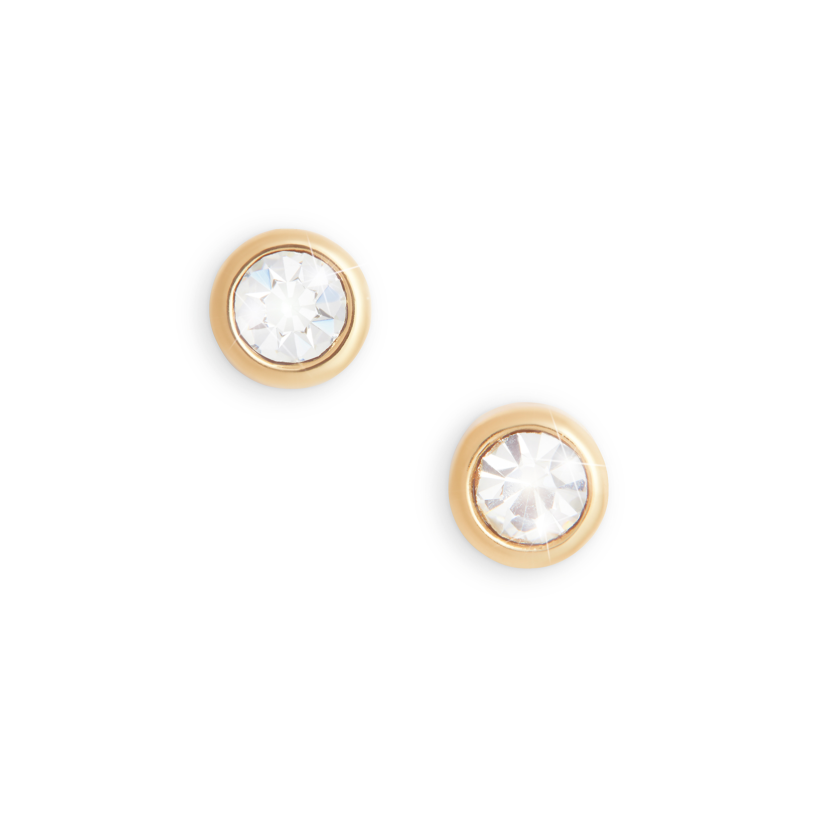 OLIVIA BURTONGold Round Stud Women's Earrings