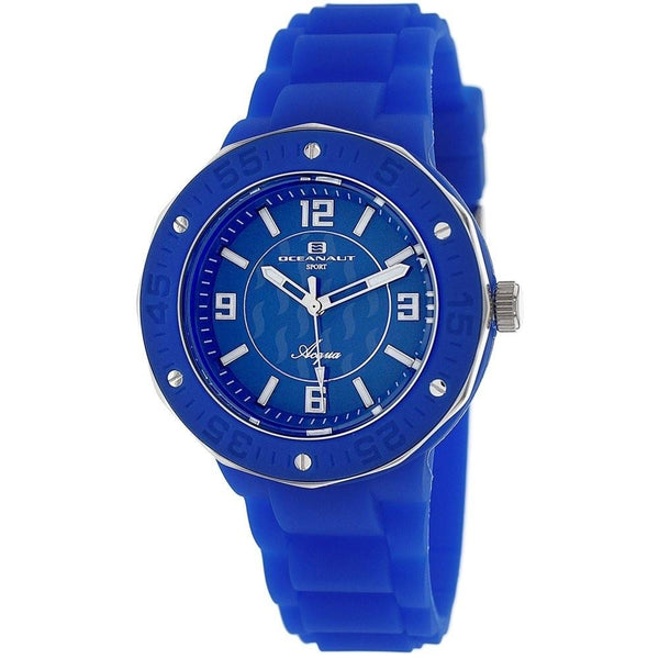 Oceanaut Women's OC0210 Acqua Blue Rubber Watch