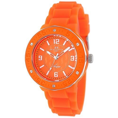 Oceanaut Women's OC0211 Acqua Orange Rubber Watch