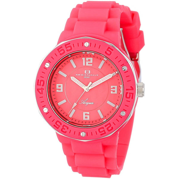 Oceanaut Women's OC0212 Acqua Pink Rubber Watch