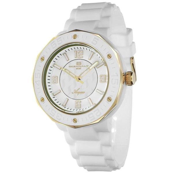 Oceanaut Women's OC0216 Acqua White Rubber Watch